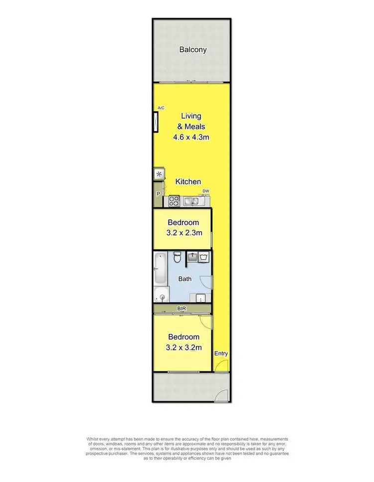 Floorplan of Homely apartment listing, 105/82 Epping Road, Epping VIC 3076