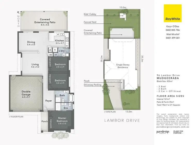Floorplan of Homely house listing, 96 Lambor Drive, Mudgeeraba QLD 4213