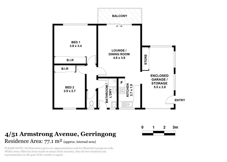 Floorplan of Homely villa listing, 4/51 Armstrong Avenue, Gerringong NSW 2534