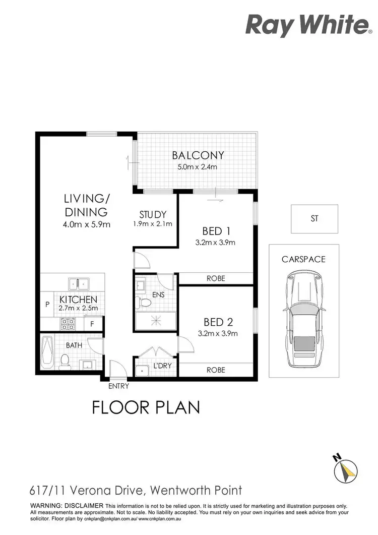 Floorplan of Homely apartment listing, 617/11 Verona Drive, Wentworth Point NSW 2127