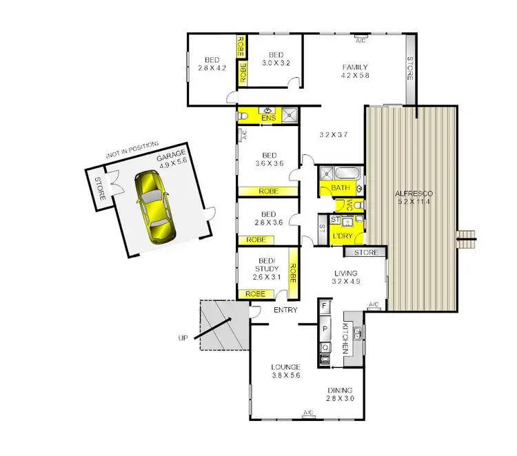 Floorplan of Homely house listing, 4 Dixon Court, Lara VIC 3212
