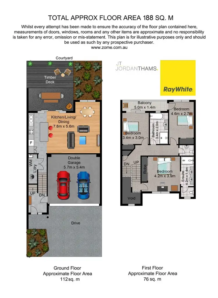 Floorplan of Homely townhouse listing, 68/19 Carina Peak Drive, Varsity Lakes QLD 4227