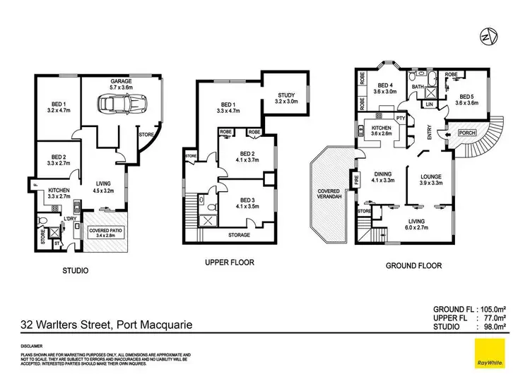Floorplan of Homely house listing, 32 Warlters Street, Port Macquarie NSW 2444