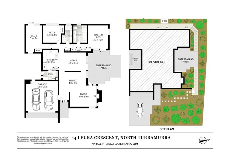 Floorplan of Homely house listing, 14 Leura Crescent, Turramurra NSW 2074