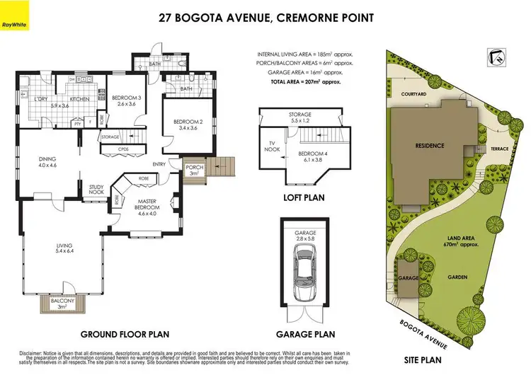 Floorplan of Homely house listing, 27 Bogota Avenue, Cremorne Point NSW 2090
