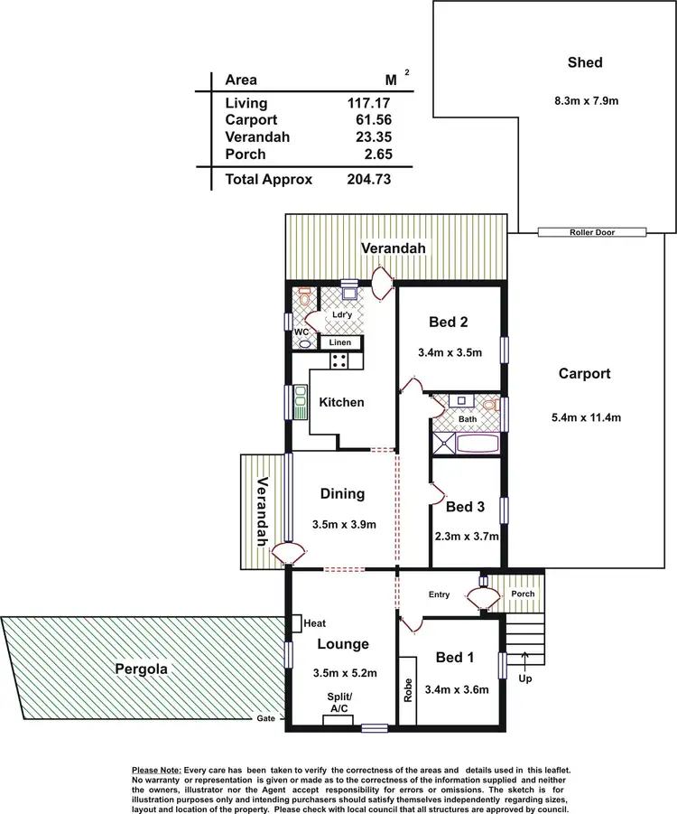 Floorplan of Homely house listing, 73 Fuller Crescent, Elizabeth East SA 5112