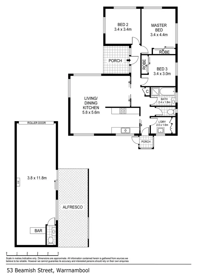 Floorplan of Homely house listing, 53 Beamish Street, Warrnambool VIC 3280