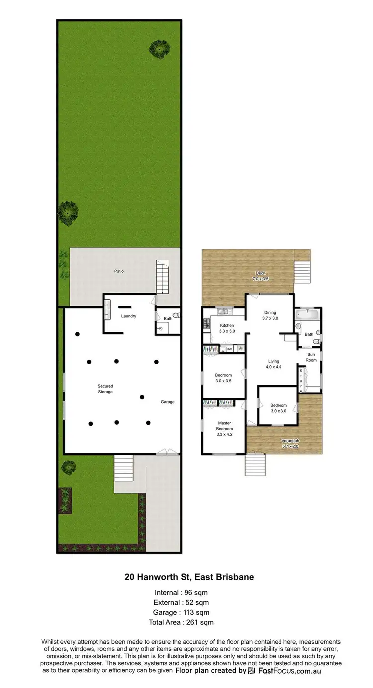 Floorplan of Homely house listing, 20 Hanworth Street, East Brisbane QLD 4169