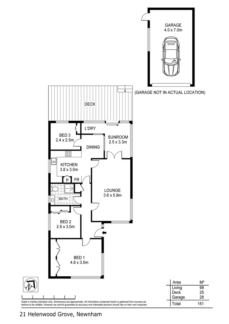 Floorplan of Homely house listing, 21 Helenwood Grove, Newnham TAS 7248