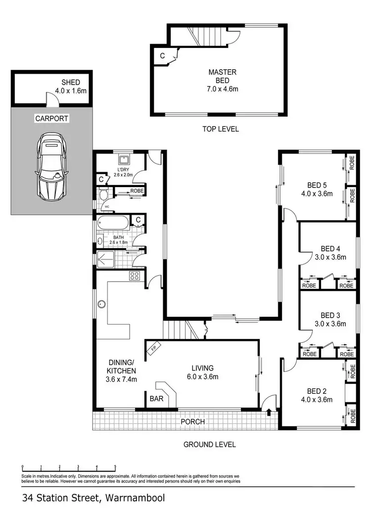 Floorplan of Homely house listing, 34 Station Street, Koroit VIC 3282