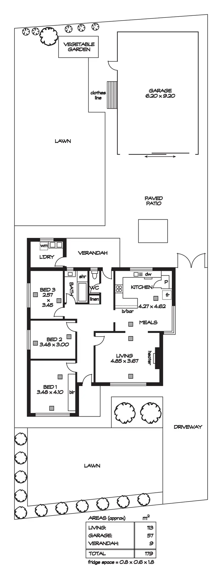 Floorplan of Homely house listing, 61 Sansom Road, Semaphore Park SA 5019