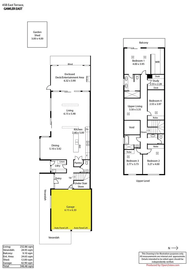 Floorplan of Homely house listing, 45B East Terrace, Gawler East SA 5118
