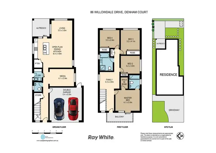 Floorplan of Homely house listing, 86 Willowdale Drive, Denham Court NSW 2565