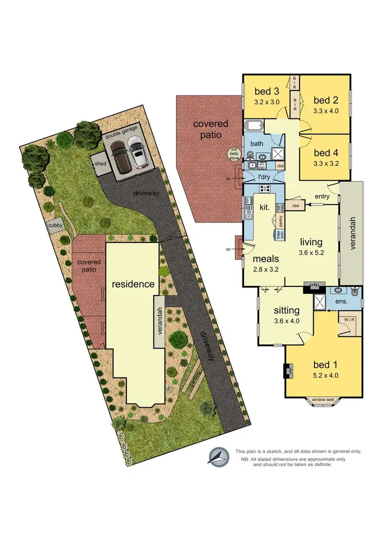 Floorplan of Homely house listing, 1 Amber Court, Kilsyth VIC 3137