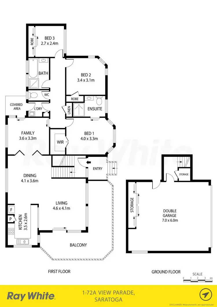 Floorplan of Homely house listing, 1/72a View Parade, Saratoga NSW 2251