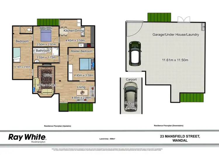 Floorplan of Homely house listing, 23 Mansfield Street, Wandal QLD 4700
