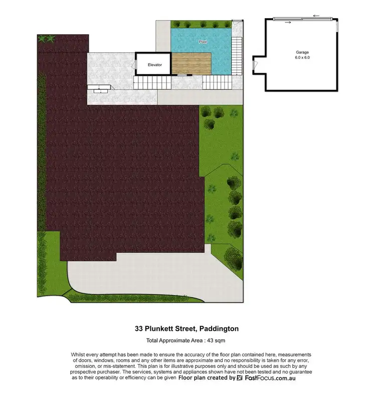 Floorplan of Homely land listing, 33 Plunkett Street, Paddington QLD 4064