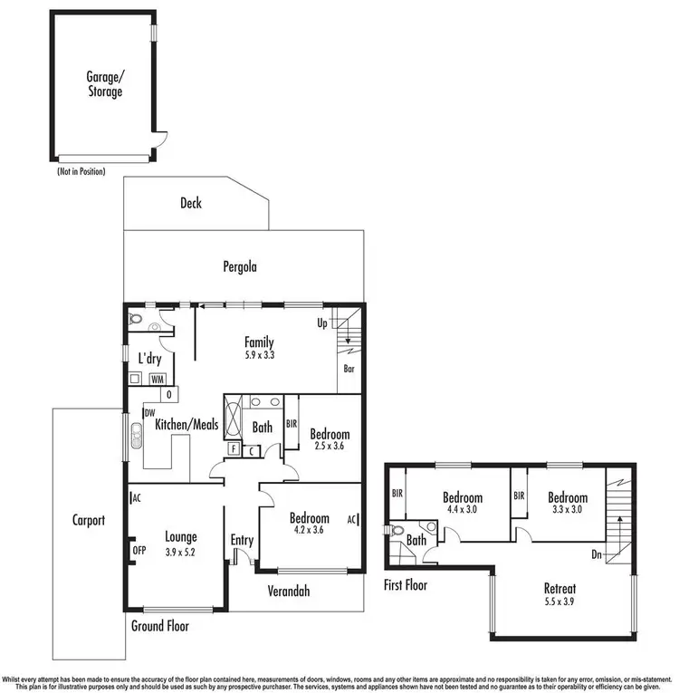Floorplan of Homely house listing, 45 Keith Avenue, Edithvale VIC 3196