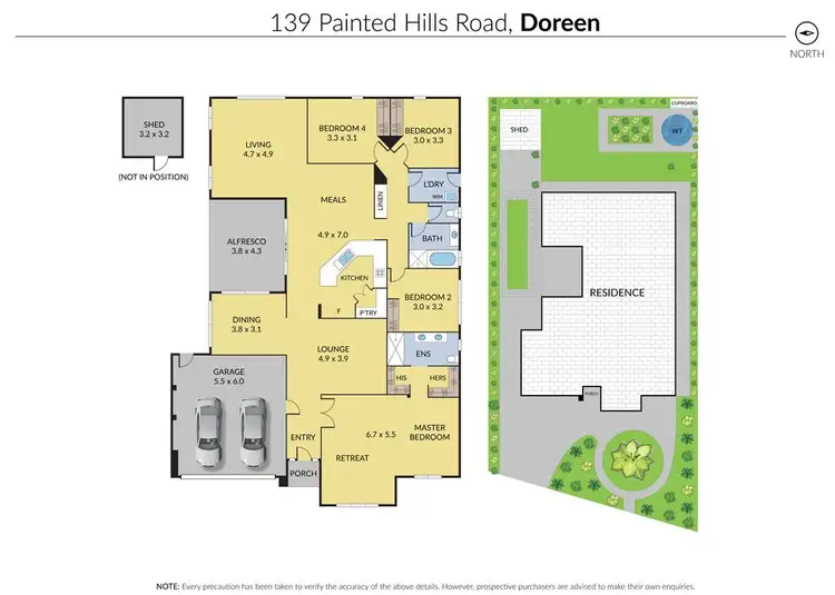 Floorplan of Homely house listing, 139 Painted Hills Road, Doreen VIC 3754