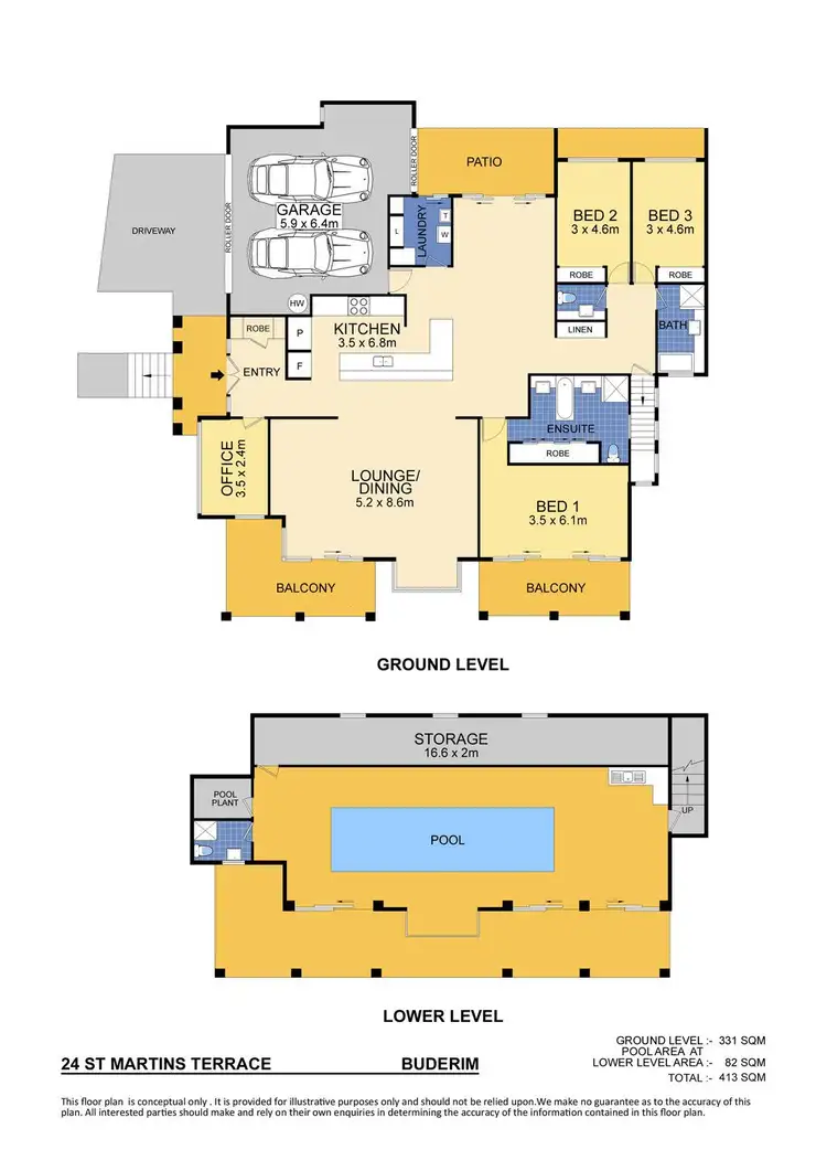Floorplan of Homely house listing, 24 St. Martins Terrace, Buderim QLD 4556