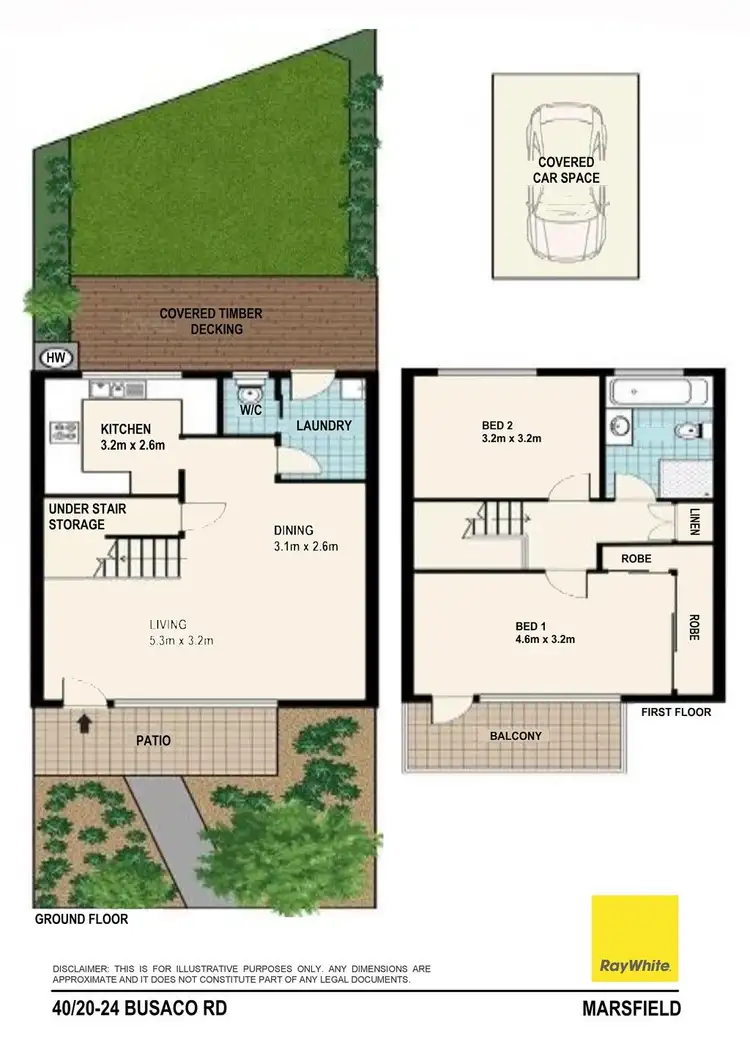 Floorplan of Homely townhouse listing, 40/20-24 Busaco Road, Marsfield NSW 2122