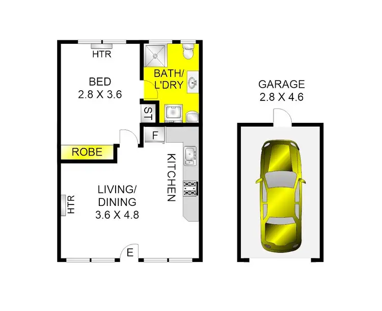 Floorplan of Homely house listing, 8/4 Fitzroy Street, Geelong VIC 3220
