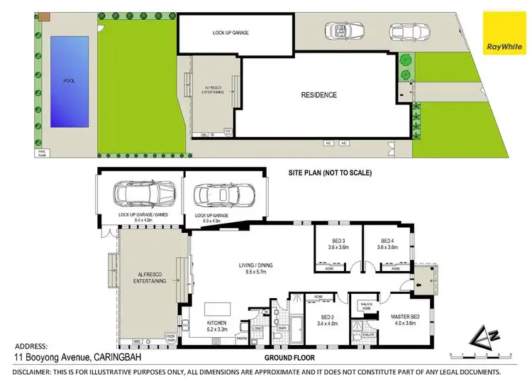 Floorplan of Homely house listing, 11 Booyong Avenue, Caringbah NSW 2229