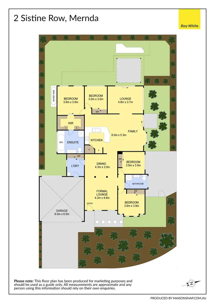 Floorplan of Homely house listing, 2 Sistine Row, Mernda VIC 3754