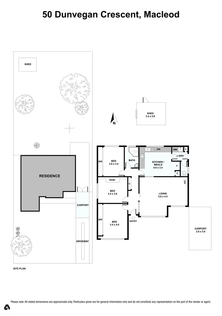 Floorplan of Homely house listing, 50 Dunvegan Crescent, Macleod VIC 3085