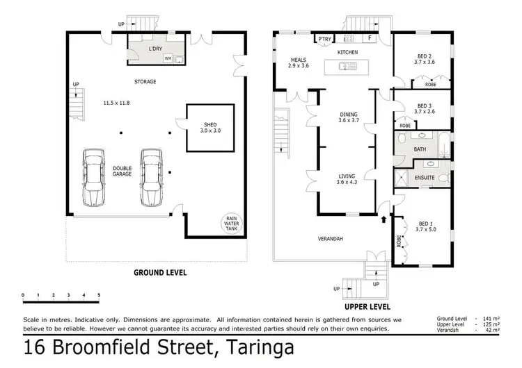 Floorplan of Homely house listing, 16 Broomfield Street, Taringa QLD 4068