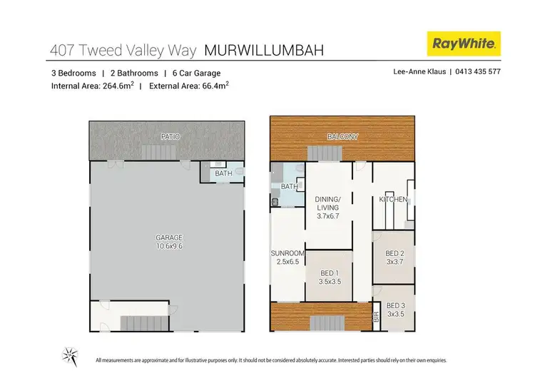 Floorplan of Homely house listing, 407 Tweed Valley Way, Murwillumbah NSW 2484