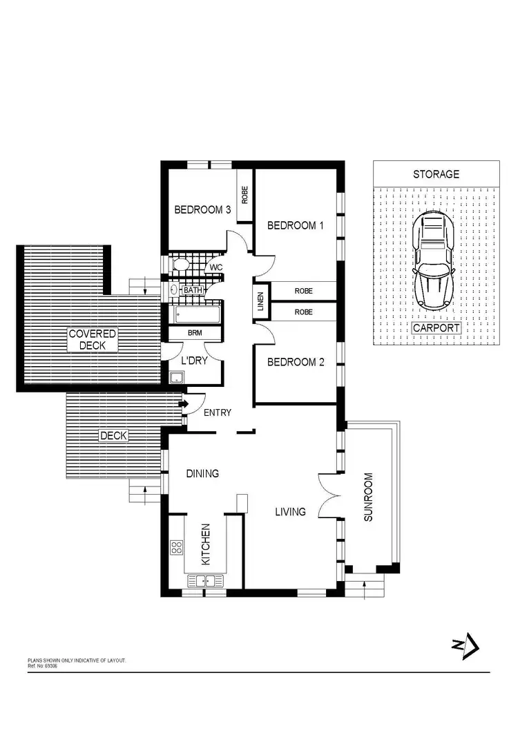 Floorplan of Homely house listing, 23 Levien Street, Scullin ACT 2614