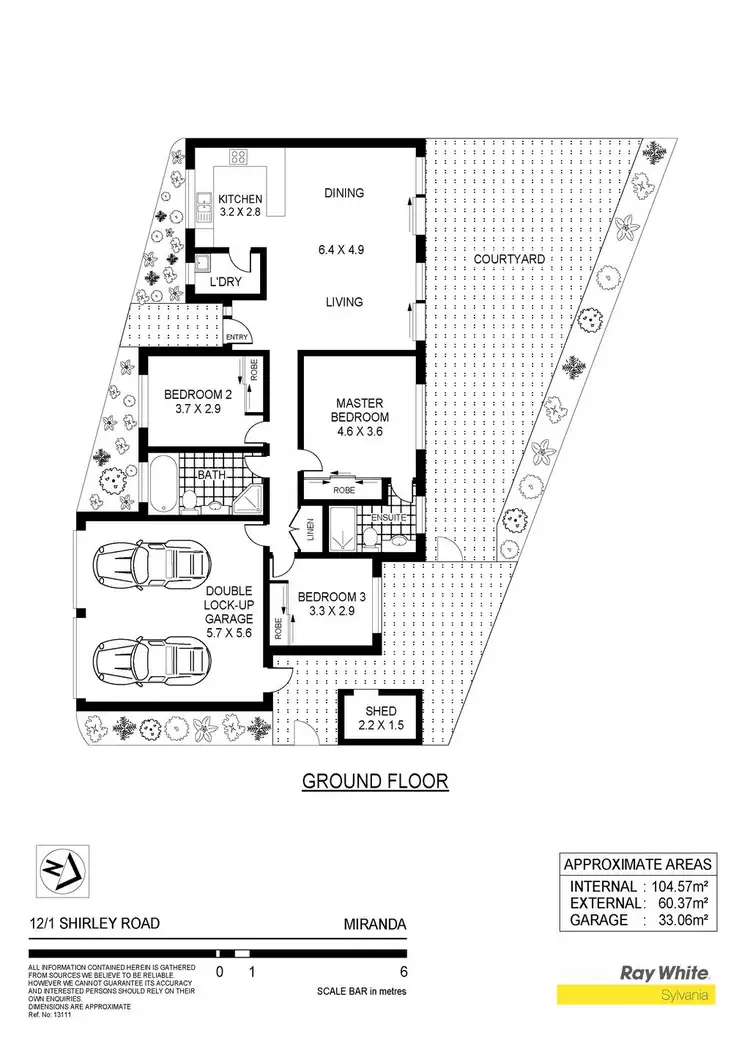 Floorplan of Homely villa listing, 12/1 Shirley Road, Miranda NSW 2228