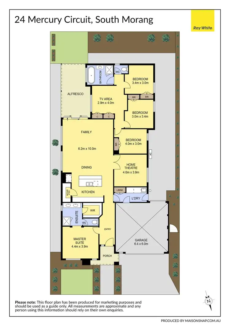 Floorplan of Homely house listing, 24 Mercury Circuit, South Morang VIC 3752