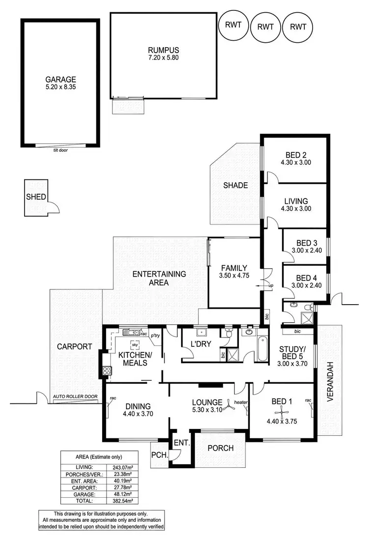 Floorplan of Homely house listing, 8 Clifford Street, Ascot Park SA 5043