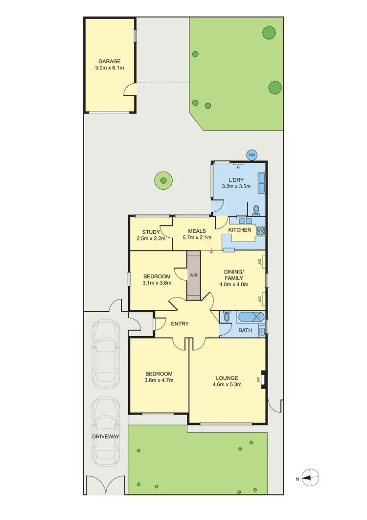 Floorplan of Homely house listing, 60 Melville Road, Brunswick West VIC 3055