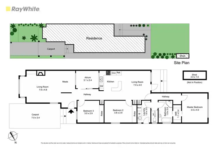 Floorplan of Homely townhouse listing, 11a Brine Street, Hughesdale VIC 3166