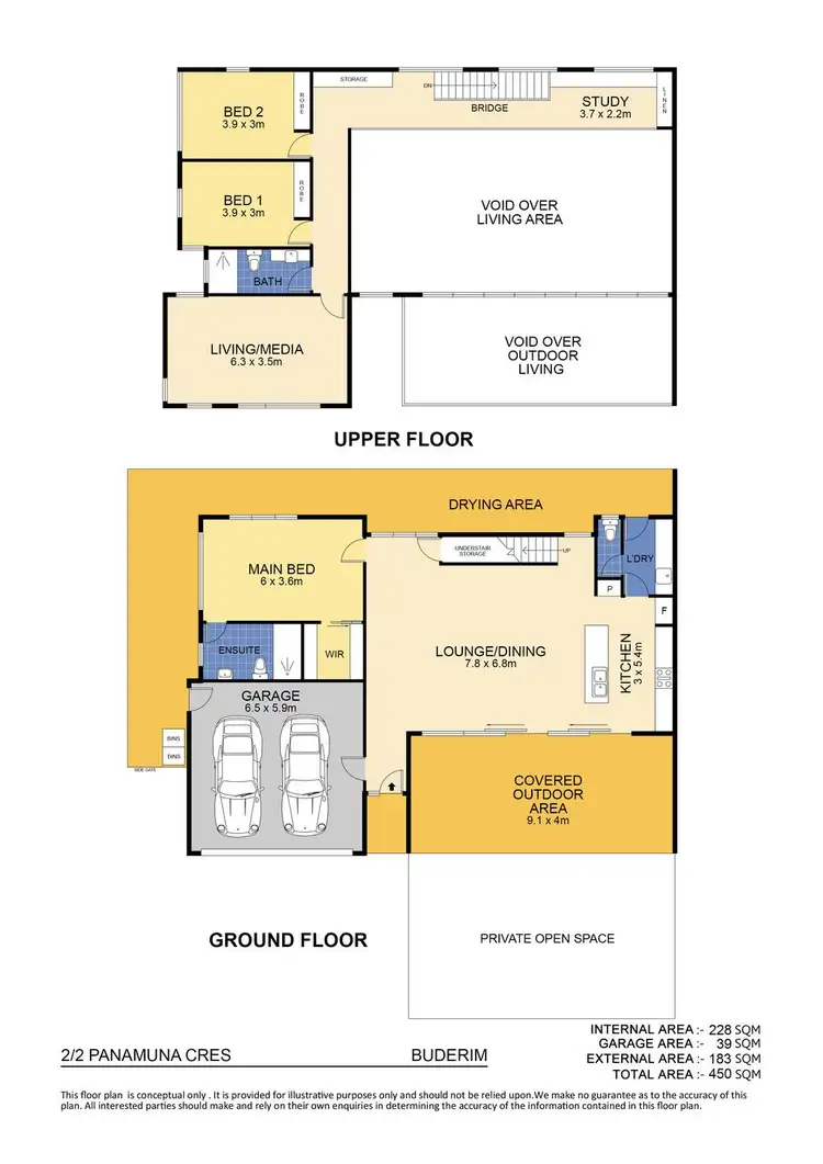 Floorplan of Homely house listing, 2/2 Panamuna Crescent, Buderim QLD 4556