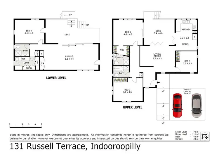 Floorplan of Homely house listing, 131 Russell Terrace, Indooroopilly QLD 4068