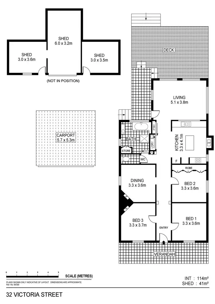 Floorplan of Homely house listing, 32 Victoria Street, Eaglehawk VIC 3556