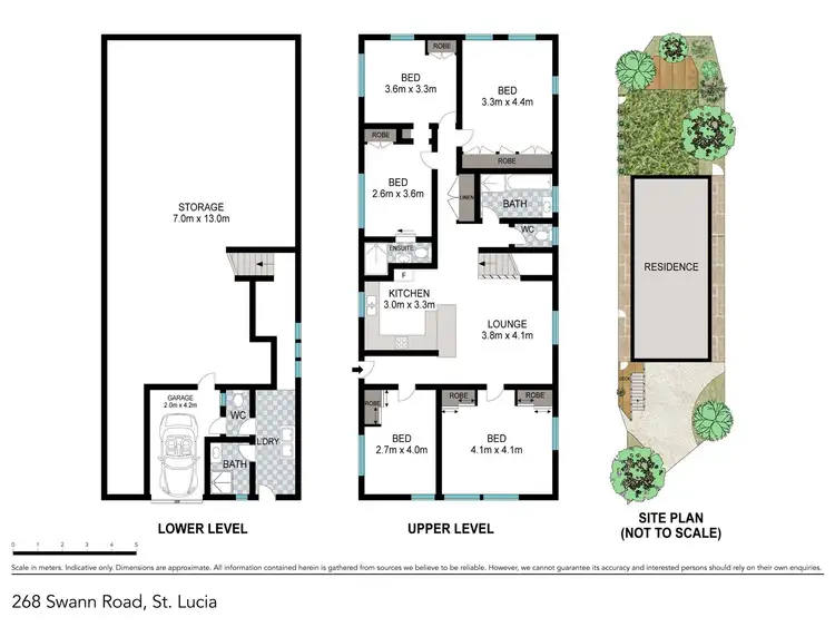 Floorplan of Homely house listing, 268 Swann Road, St Lucia QLD 4067