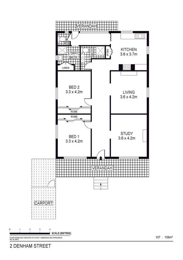 Floorplan of Homely house listing, 2 Denham Street, Eaglehawk VIC 3556