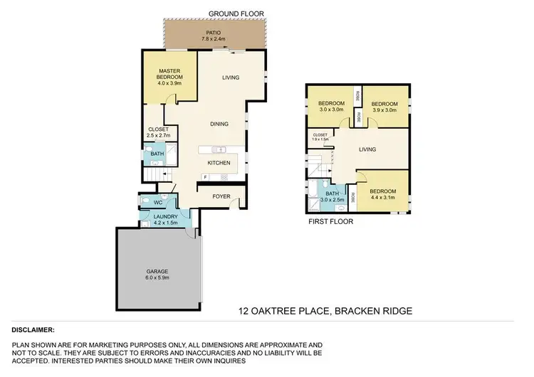 Floorplan of Homely house listing, 12 Oaktree Place, Bracken Ridge QLD 4017