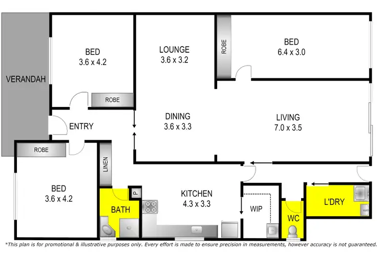 Floorplan of Homely house listing, 13 Powell Street, East Geelong VIC 3219