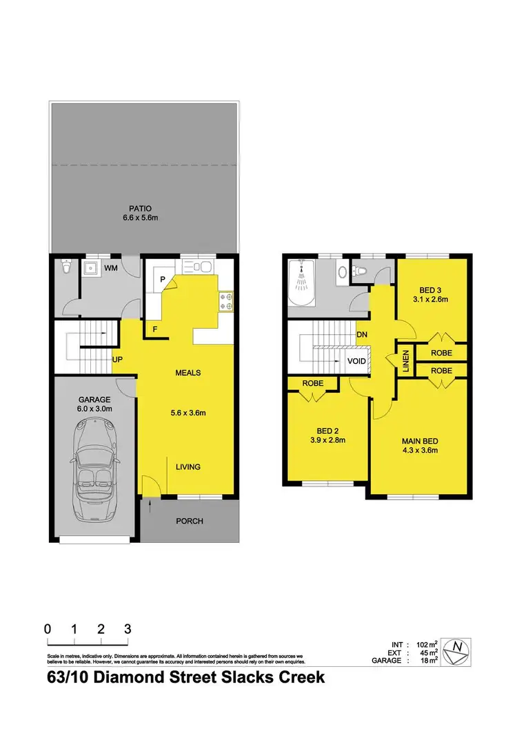 Floorplan of Homely house listing, 63/10 Diamond Street, Slacks Creek QLD 4127