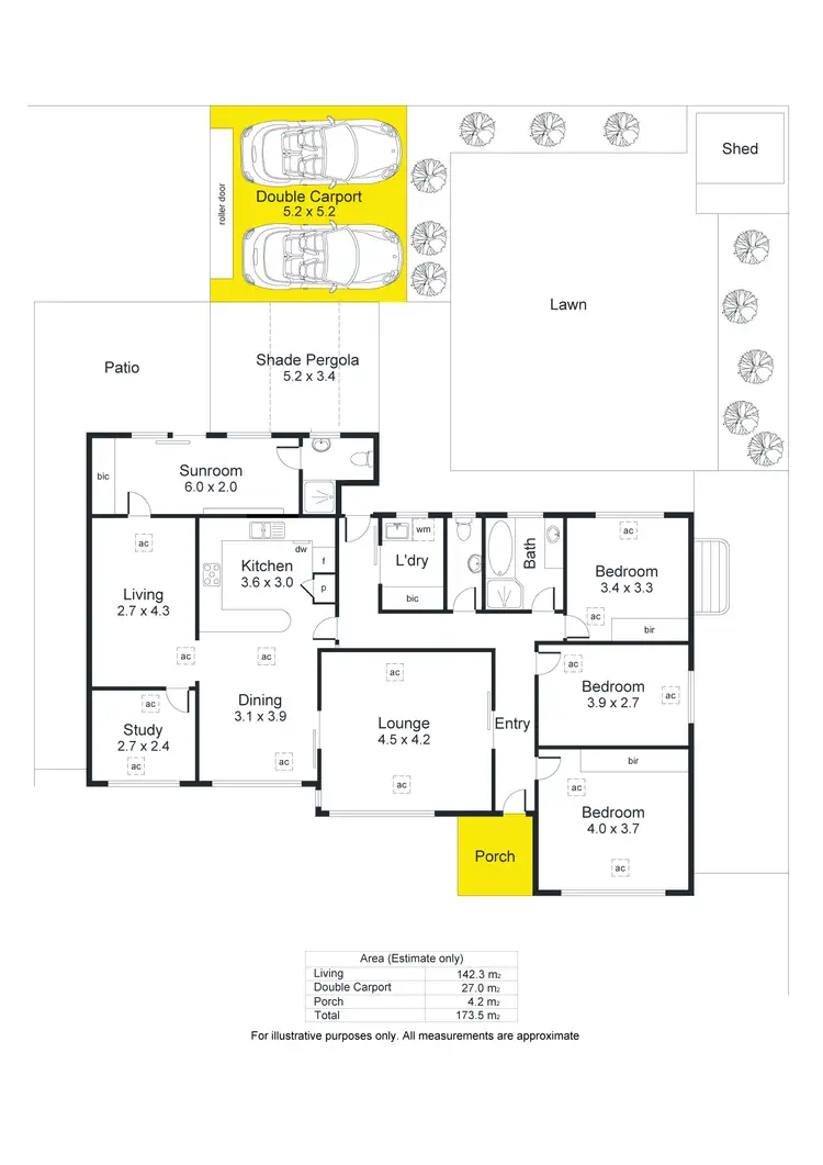 Floorplan of Homely house listing, 1 Geraldine Avenue, Mitchell Park SA 5043