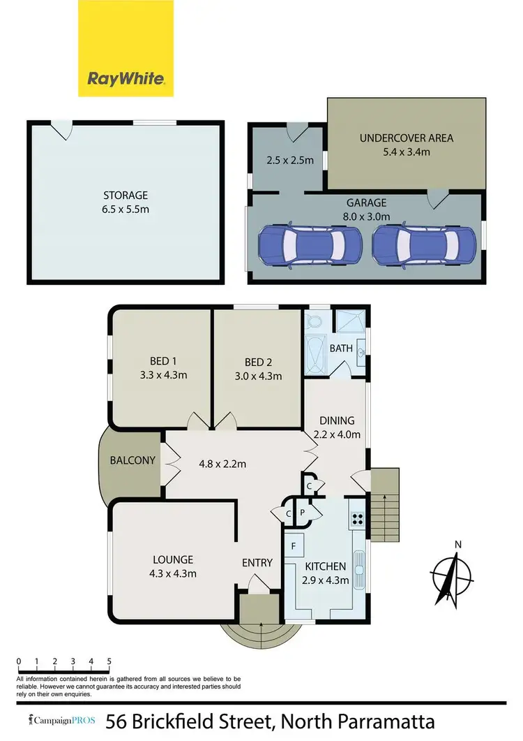 Floorplan of Homely house listing, 56 Brickfield Street, North Parramatta NSW 2151