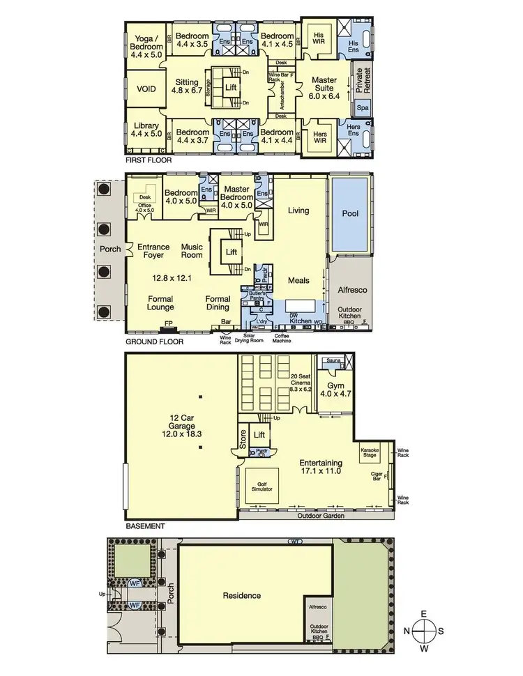 Floorplan of Homely house listing, 12 Agnes Avenue, Balwyn North VIC 3104