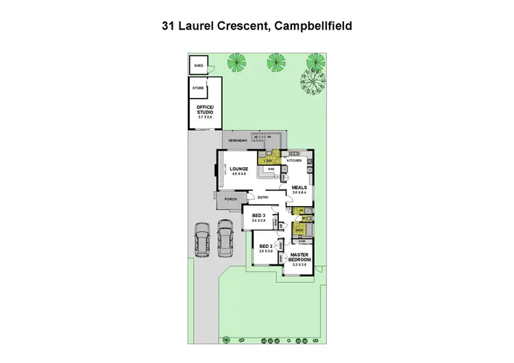 Floorplan of Homely house listing, 31 Laurel Crescent, Campbellfield VIC 3061