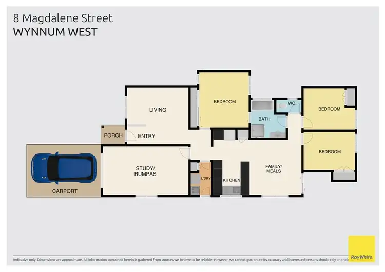 Floorplan of Homely house listing, 8 Magdalene Street, Wynnum West QLD 4178